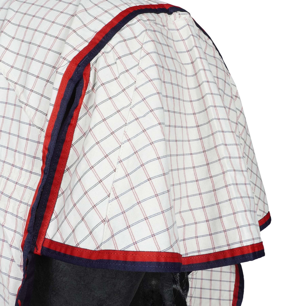 Weatherbeeta Zomerdeken Lite III Combo Neck Wit/Navy/Rood
