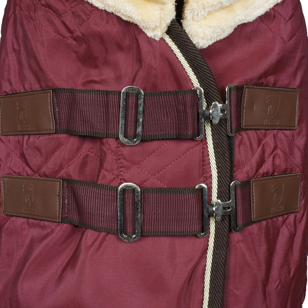 Horka Staldeken Luxe met Kraag Bordeaux