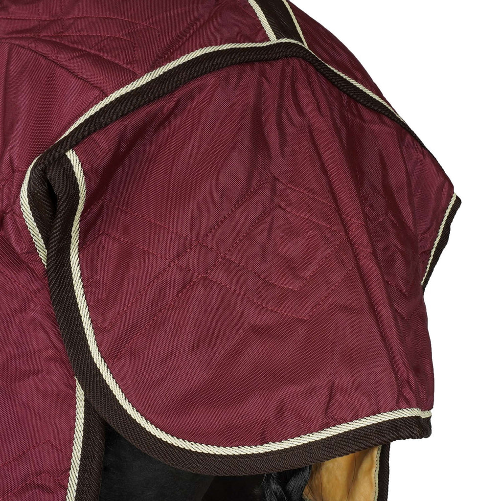 Horka Staldeken Luxe met Kraag Bordeaux