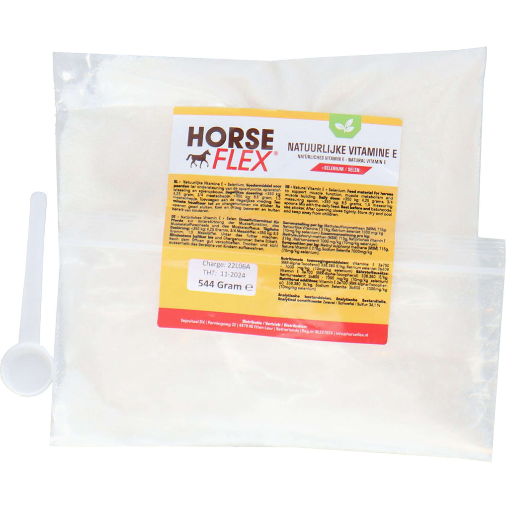 Horseflex Natuurlijke Vitamine E + Selenium Navul