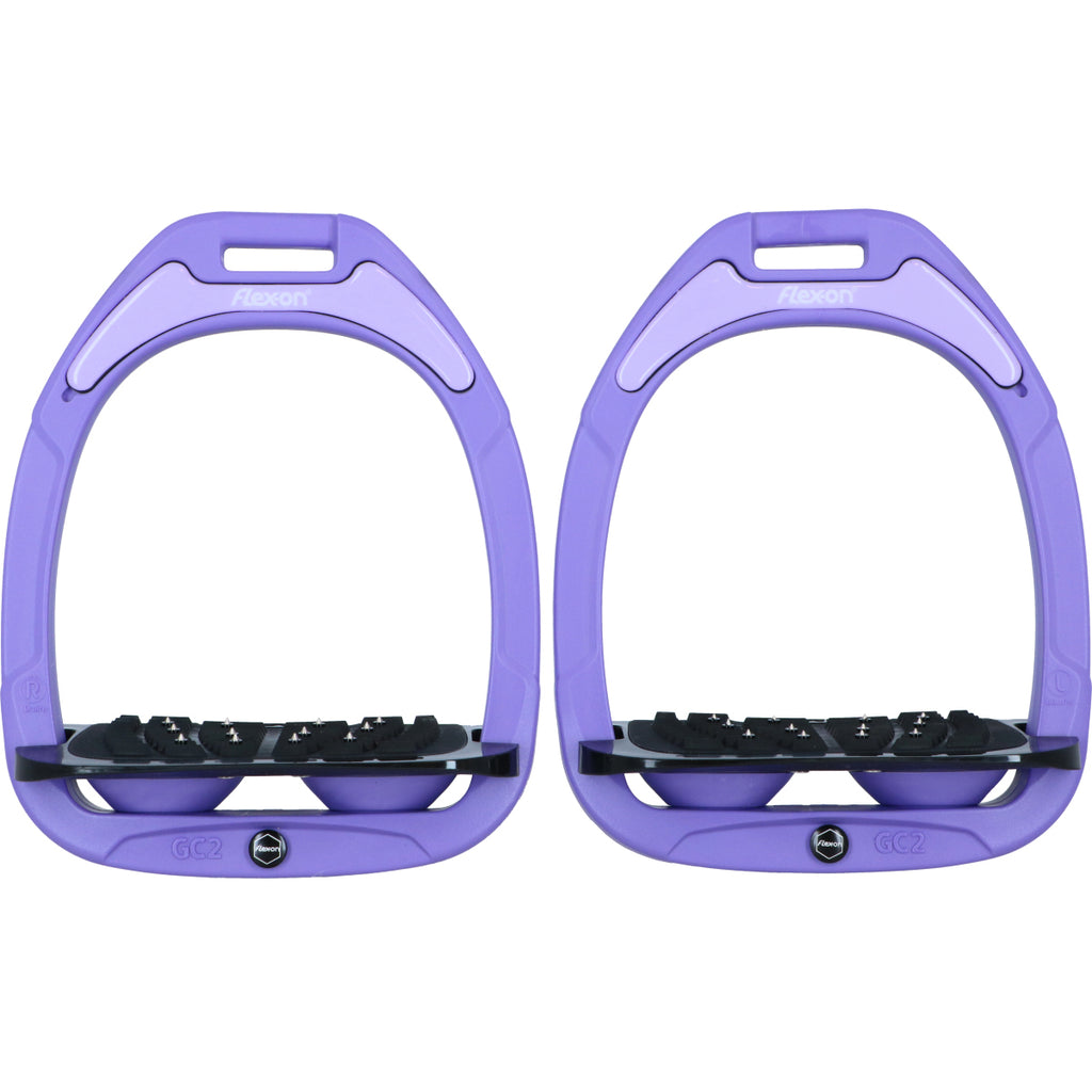 Flex-On Stijgbeugels Green Composite Inclined Ultra Grip Lila