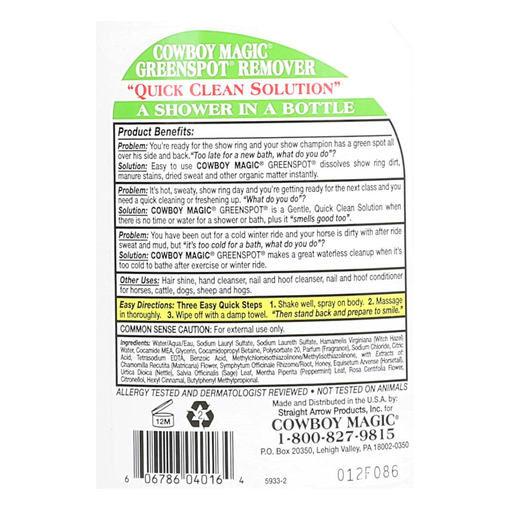 Cowboy Magic Greenspot Remover