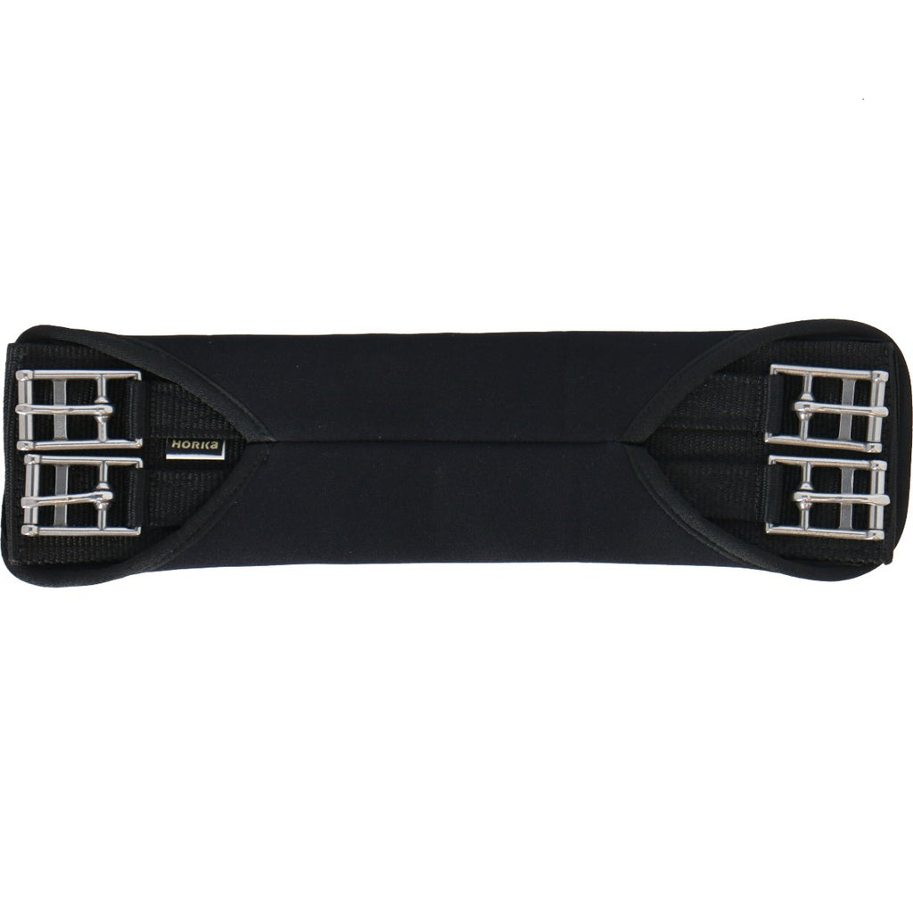 HORKA Singel Dressuur Neoprene Zwart/Zilver