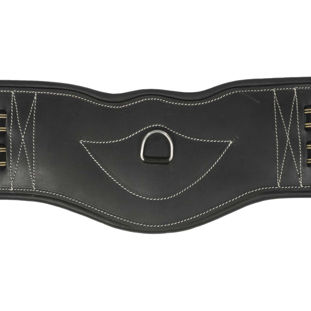 Horka Dressuursingel Leer Zwart/zilver