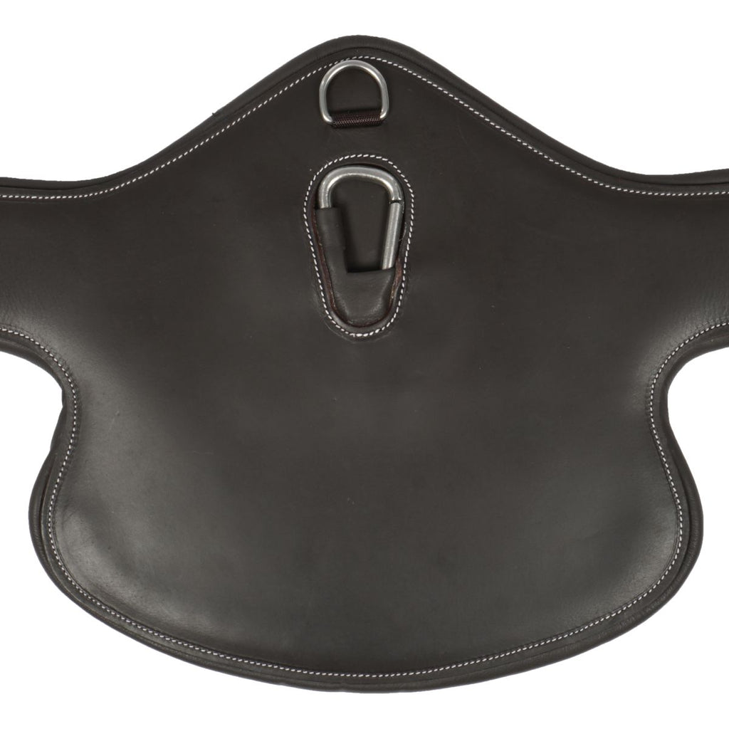 Horka Singel met Buikbeschermer Leer Bruin/Zilver