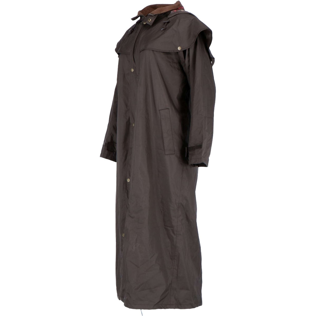Scippis Black Roo Stockman Coat Bruin