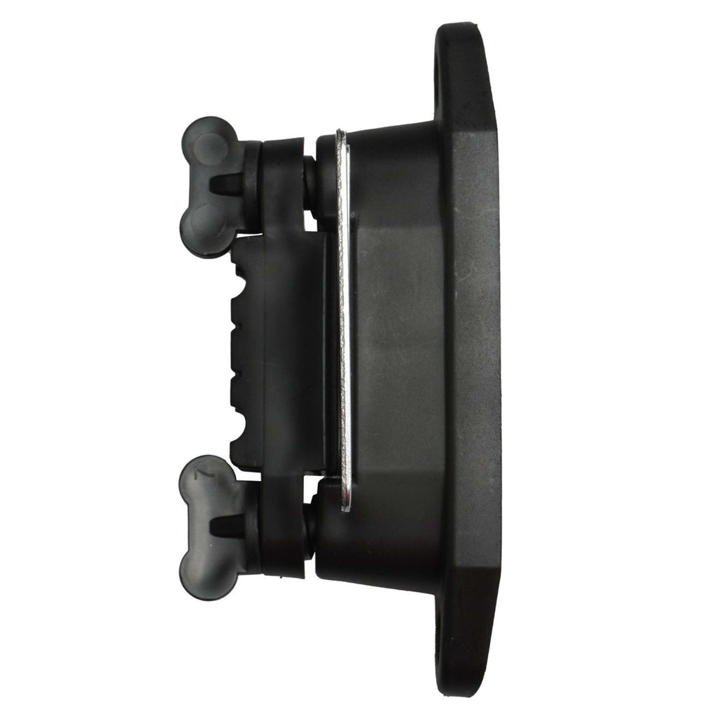 Agradi Power Poortgreep Isolatorset Profi Rvs 4 Stuks Zwart