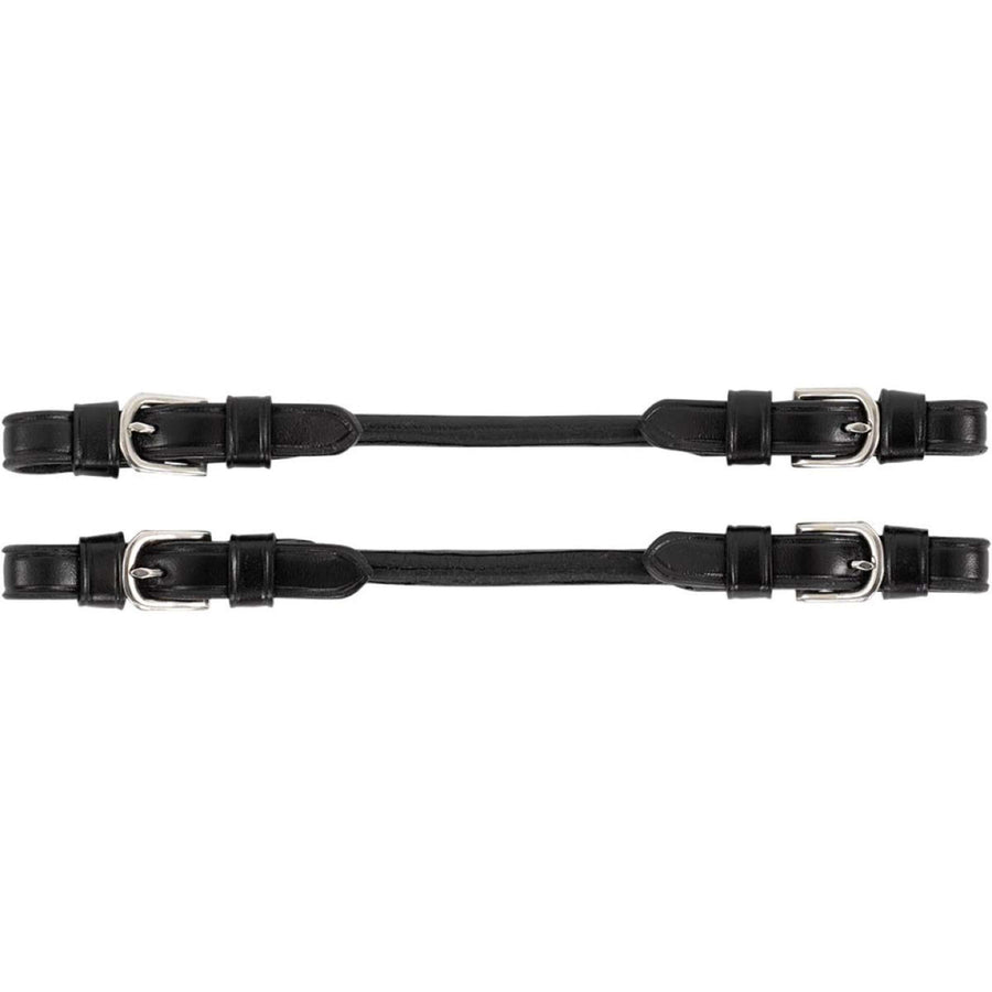 BR Pelhamriemen/Pelham Straps Horwich Zwart/Zilver