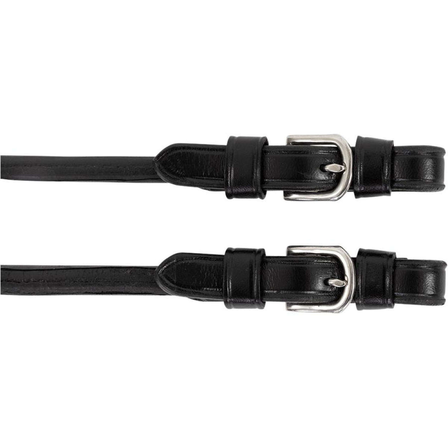 BR Pelhamriemen/Pelham Straps Horwich Zwart/Zilver