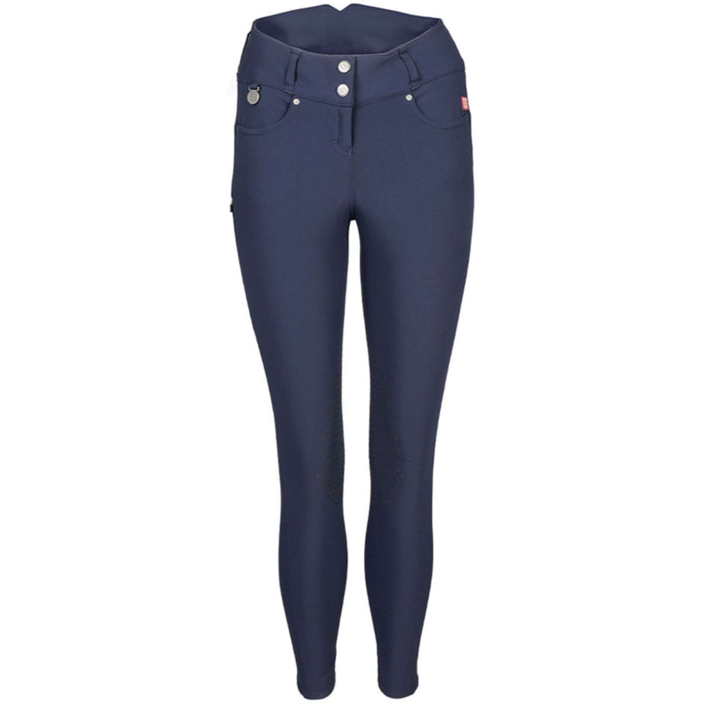 Back on Track Rijbroek Julia Knee Grip Blauw