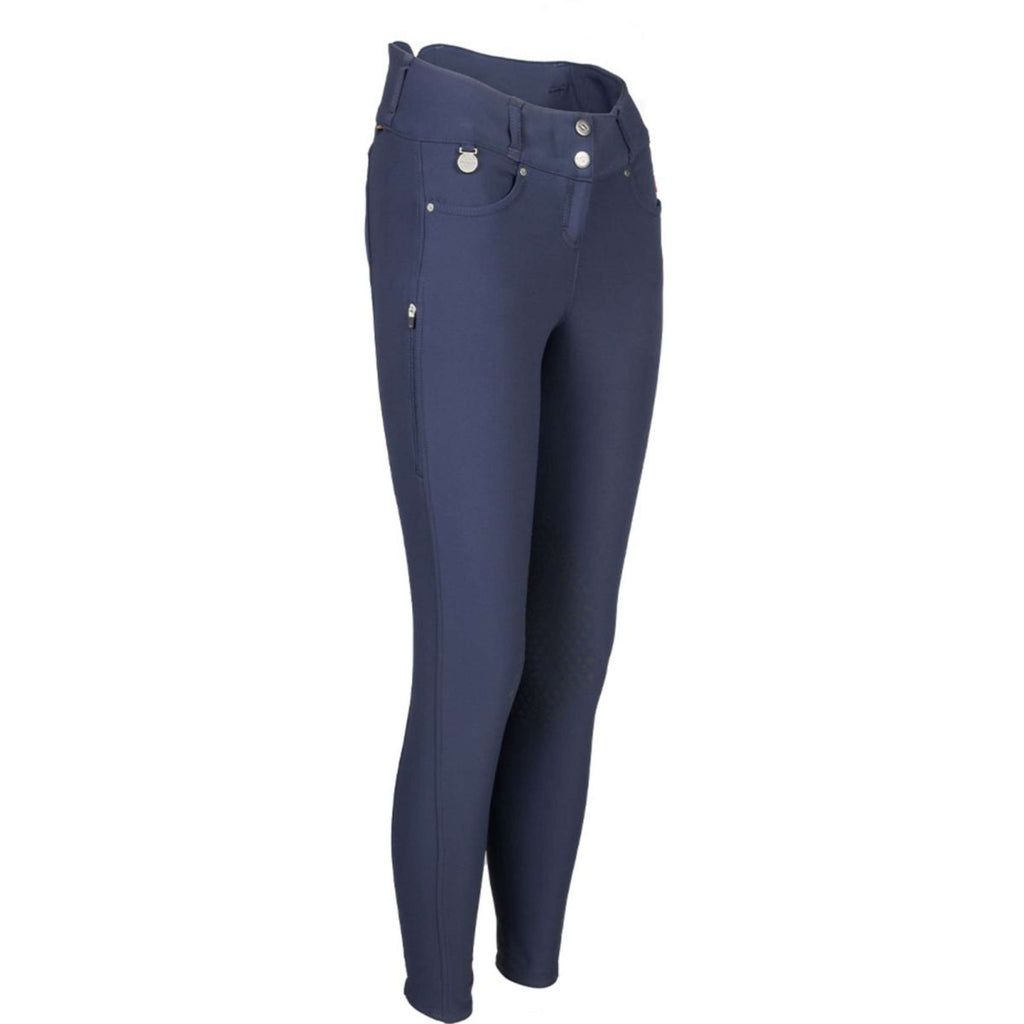 Back on Track Rijbroek Julia Knee Grip Blauw