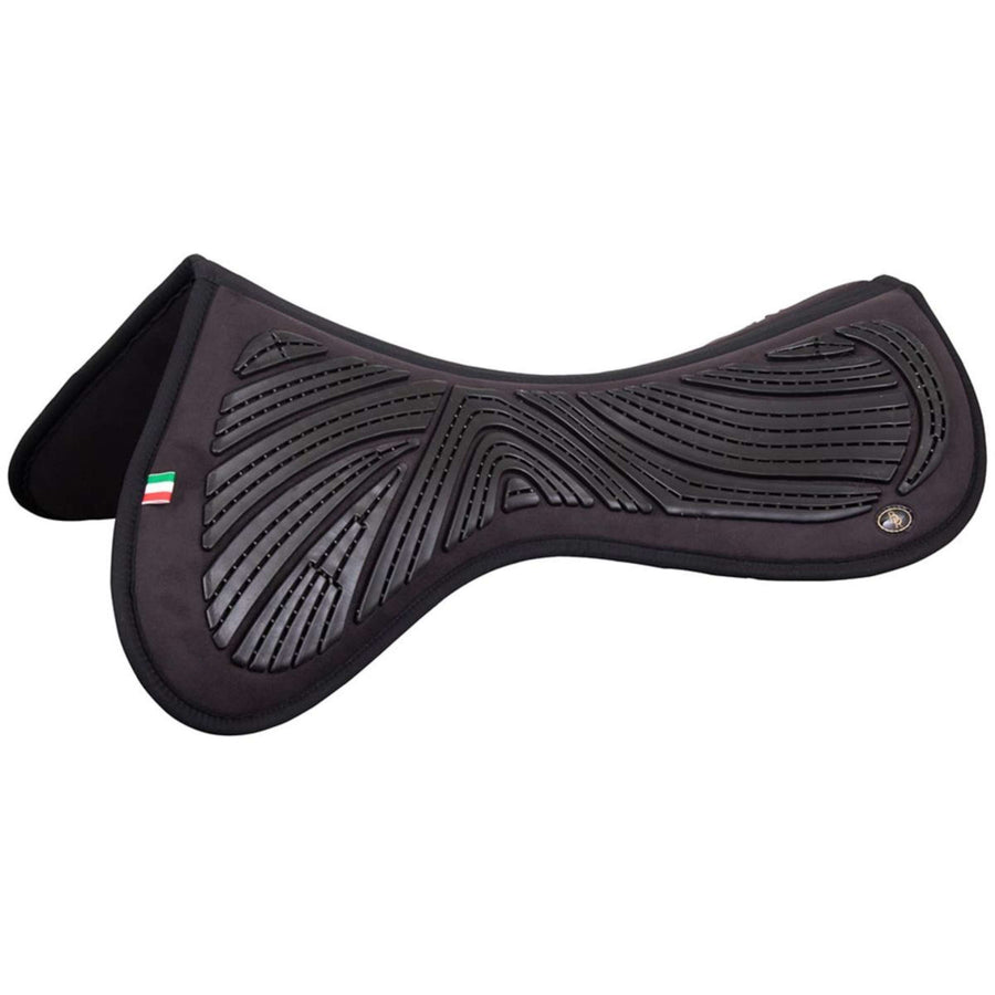 BR Zadelonderlegger Memory Foam & Gel Zwart/Zwart