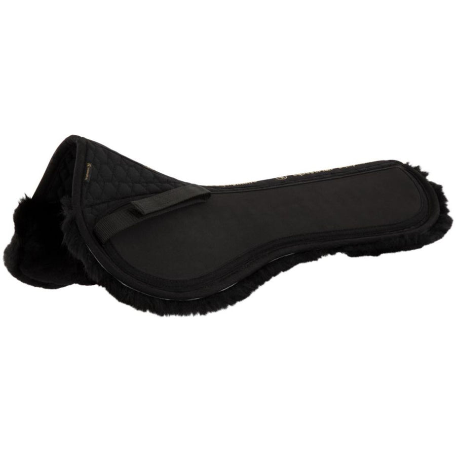 BR Zadelonderlegger Impact Vrij Wervelkanaal Sheepskin Zwart/Zwart