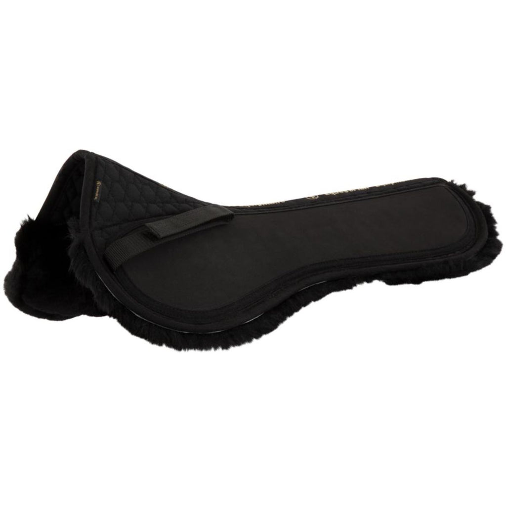 BR Zadelonderlegger Impact Vrij Wervelkanaal Sheepskin Zwart/Zwart