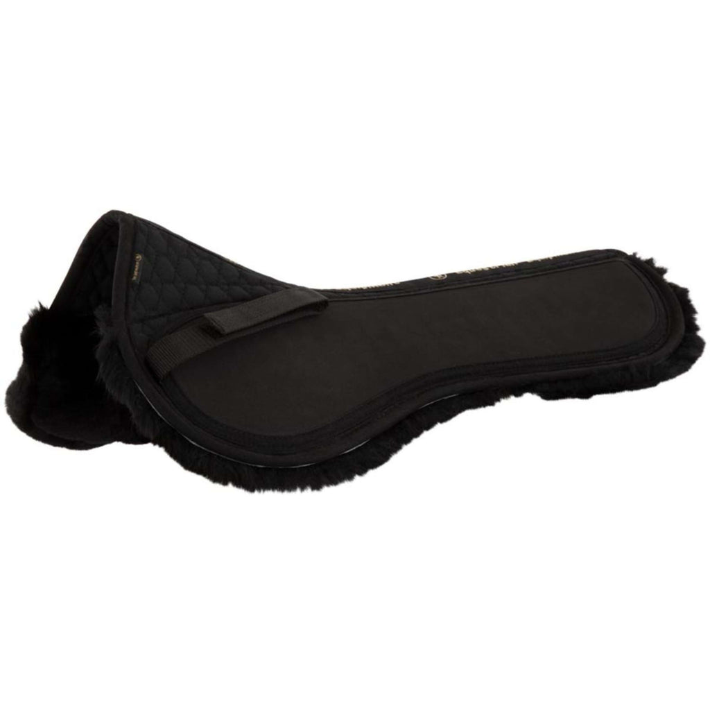BR Zadelonderlegger Impact Vrij Wervelkanaal Sheepskin Zwart/Zwart