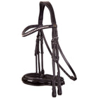 BR Stang en Trenshoofdstel Keswick Zwart/Zilver
