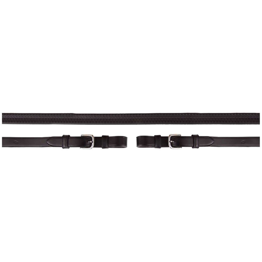 BR Teugel Eventa Pro Grip 16mm Ronde Gesp Zwart/Zilver