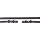 BR Teugel Dressuur Leer 16mm Blind Zwart