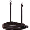 BR Neusriem Stang/Trens Lak Breed Rond Zwart/Zilver