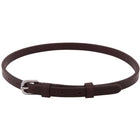 BR Sperriem met Ronde Gesp Bruin/Zilver