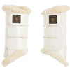 BR Beenbeschermers Majestic Lacquer Sheepskin Wit