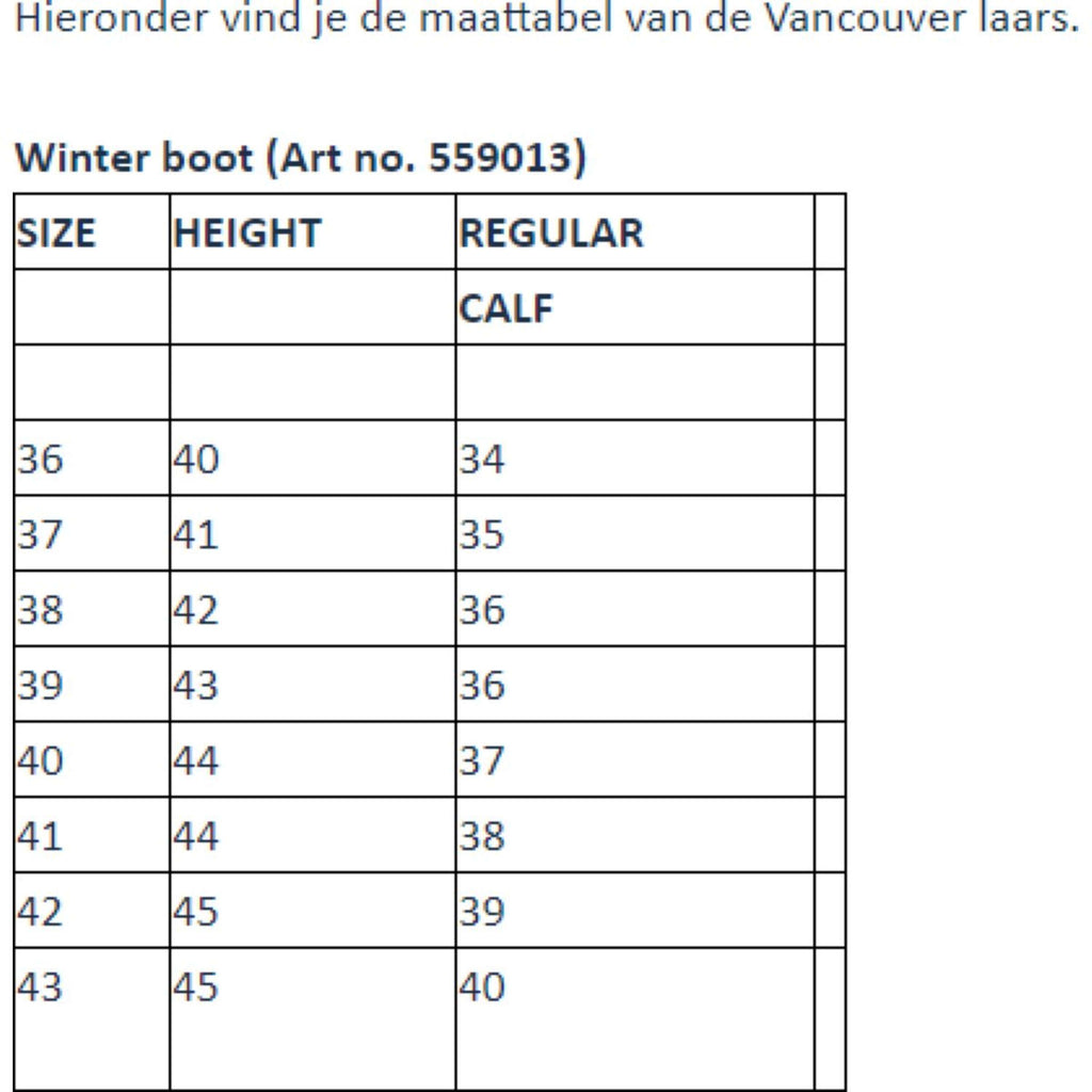 BR Winterlaarzen Vancouver Zwart