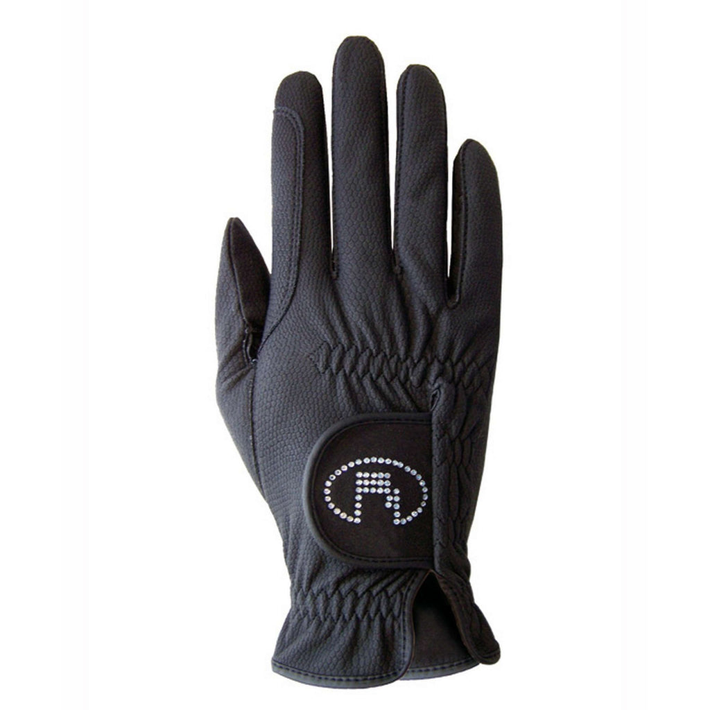 Roeckl Handschoenen Lisboa Roeck-Grip Swarovski Zwart