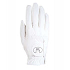 Roeckl Handschoenen Lisboa Roeck-Grip Swarovski Wit/Zilver