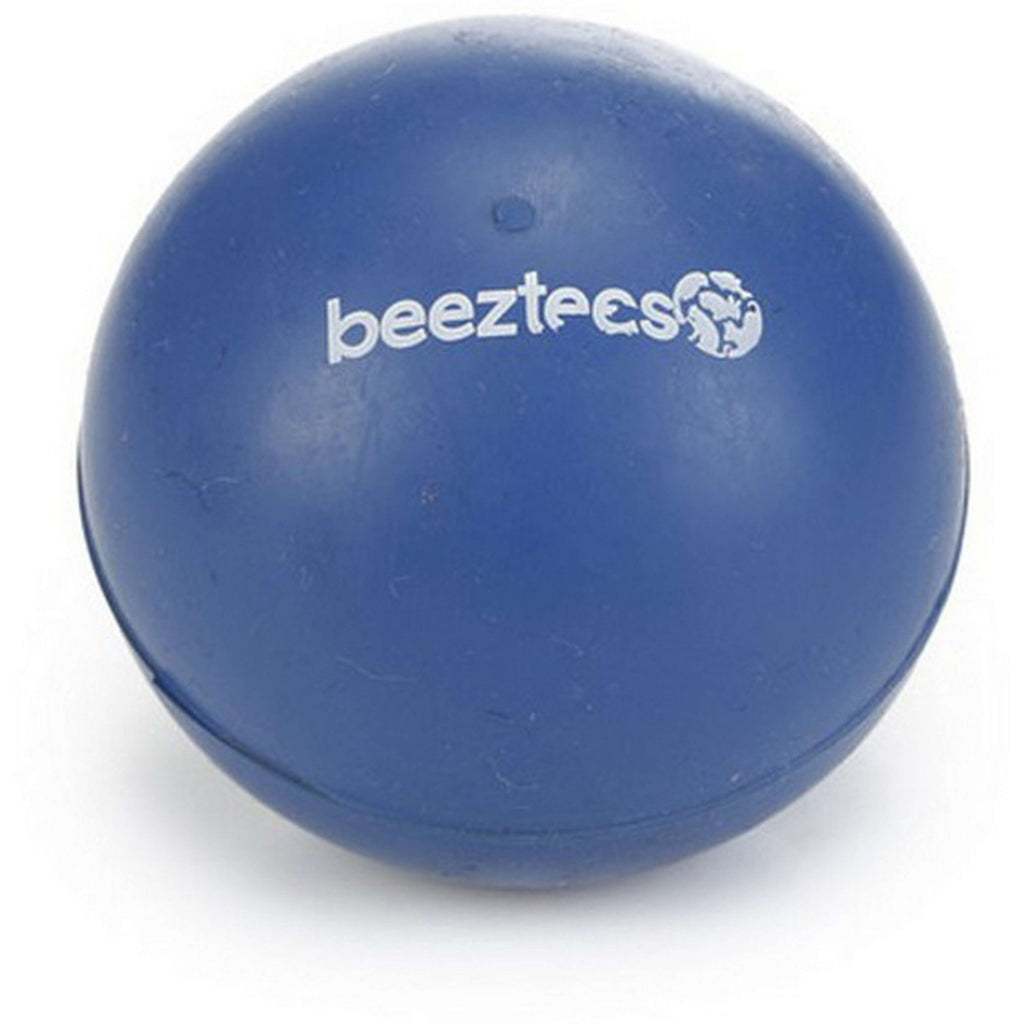 Beeztees Rubber Bal Massief Blauw