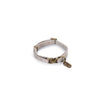 Designed by Lotte Hondenhalsband Velura Fluweel Grijs