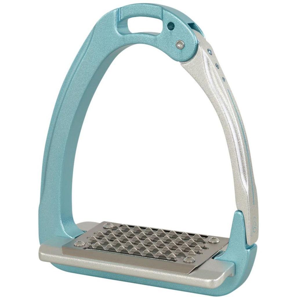 Acavallo Stijgbeugels Arena Alu Plus 2.0 Met Strass Sky blue/Alu