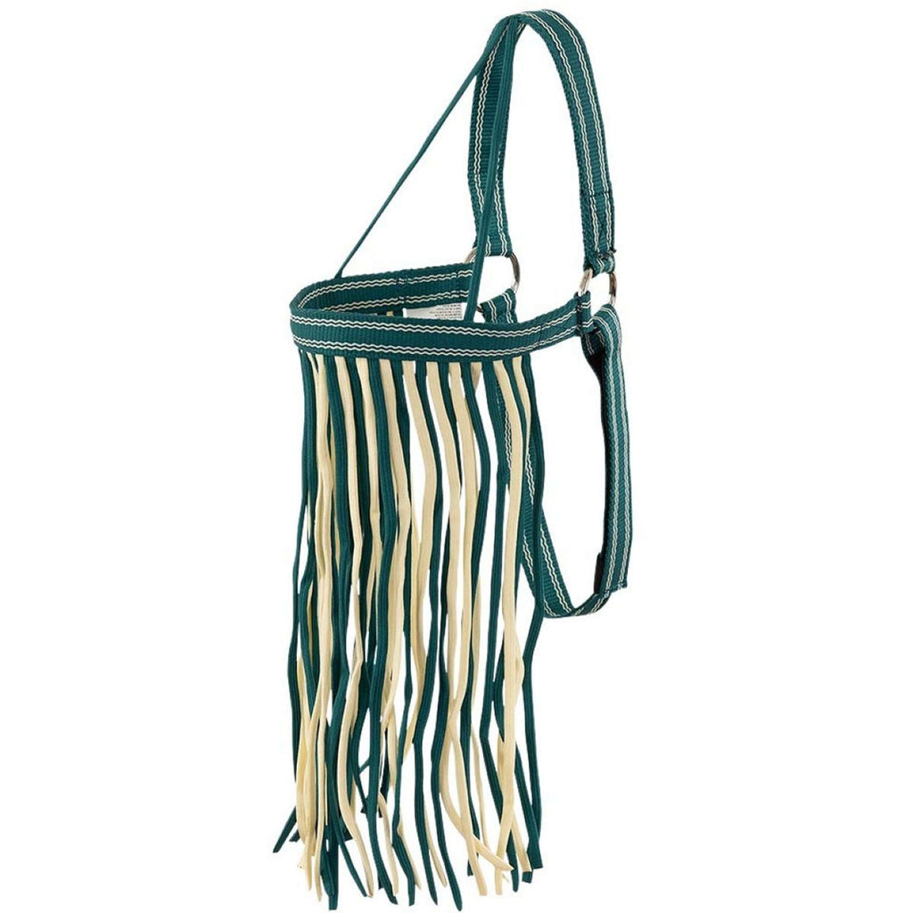 Premiere Vliegenfrontriem Halstermodel Teal Green