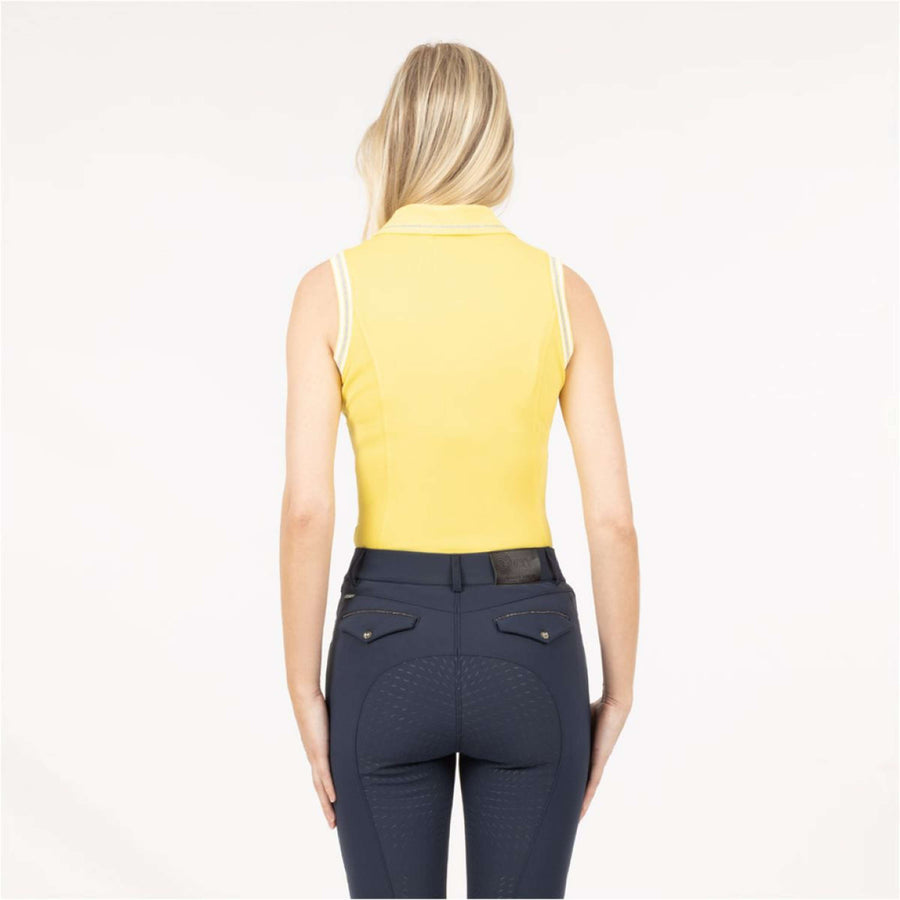 Anky Polo Mouwloos Yellow Tale