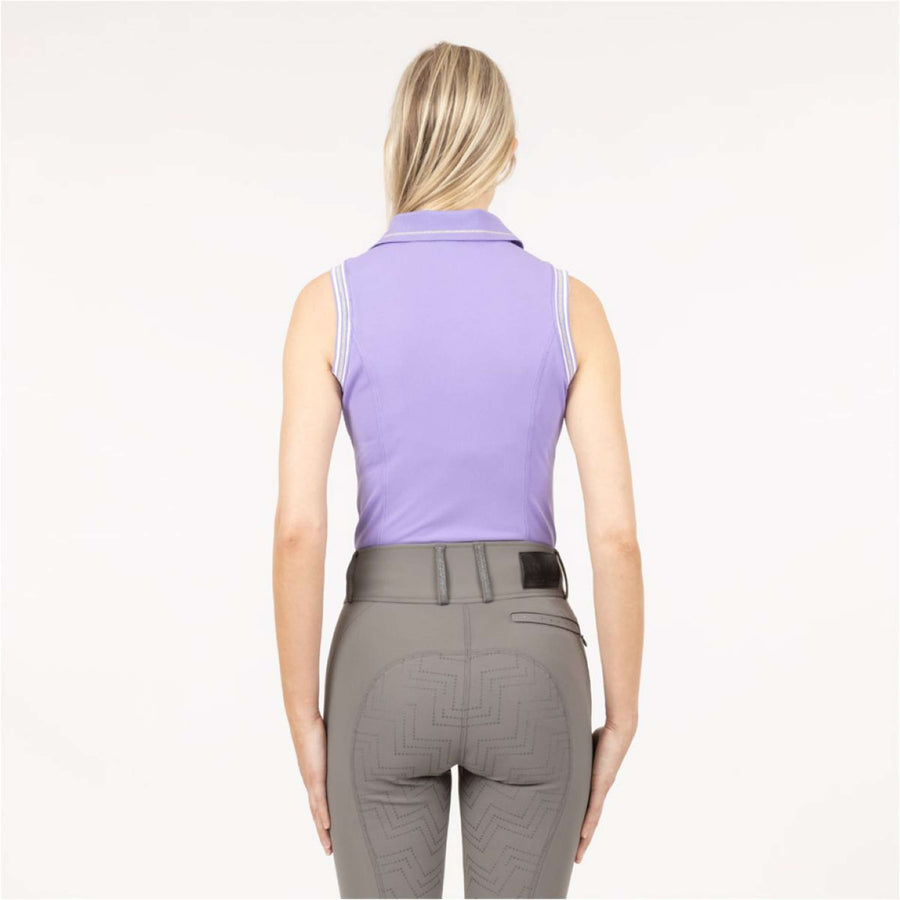 Anky Polo Mouwloos Paisley Purple