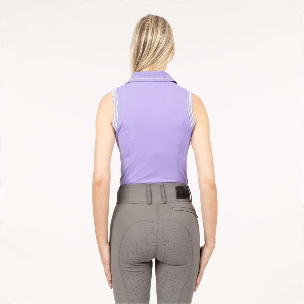 Anky Polo Mouwloos Paisley Purple