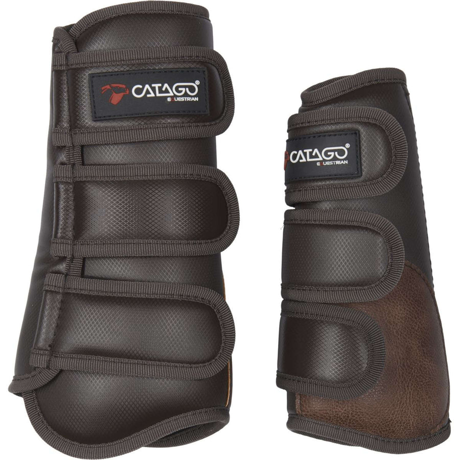 Catago Beenbeschermers Set van 4 Bruin
