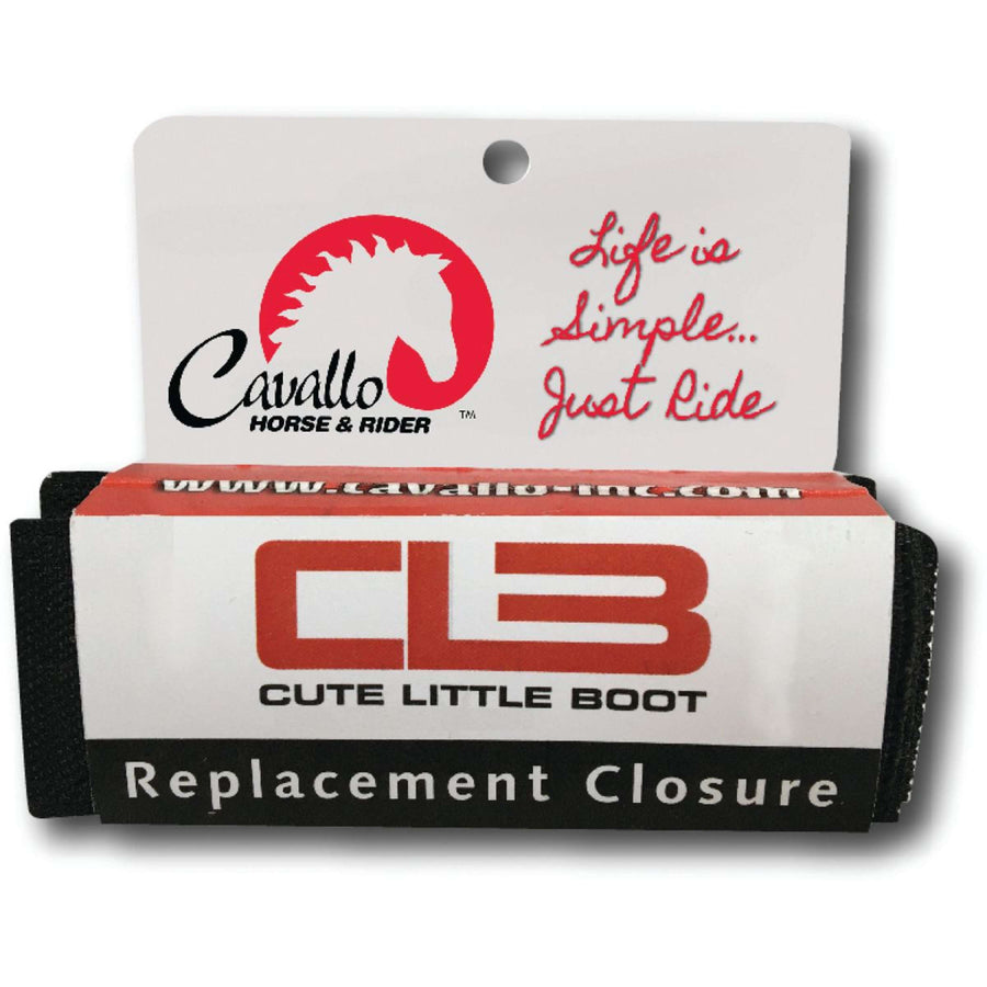 F.R.A. Cavallo Horse & Rider Klittenband CLB voor Hoefschoen Zwart