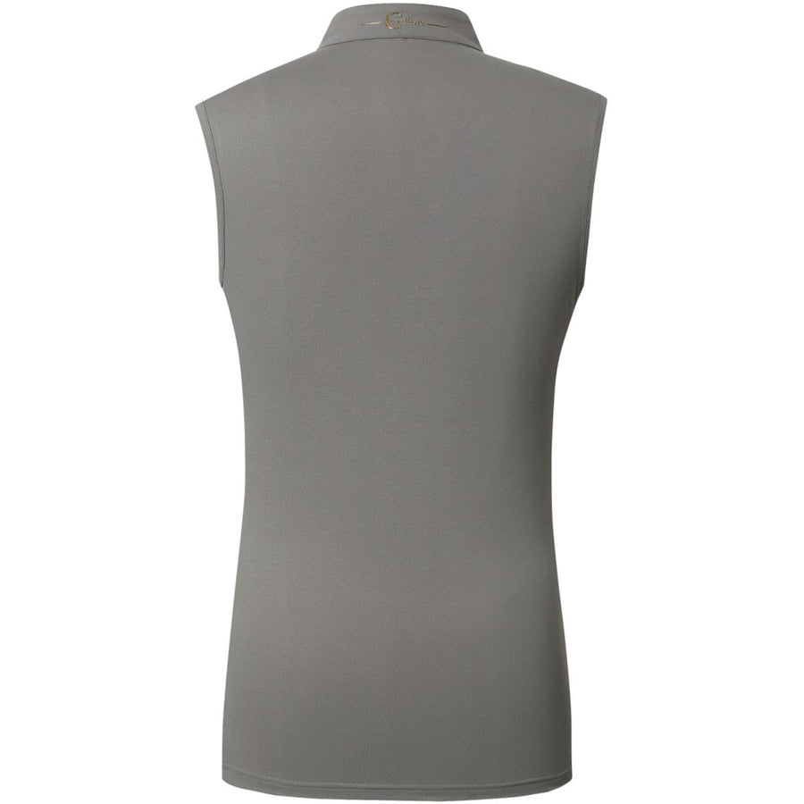 Covalliero Mouwloos Poloshirt Light Graphite