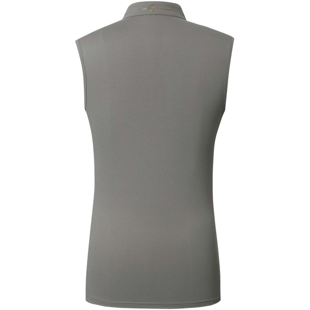 Covalliero Mouwloos Poloshirt Light Graphite