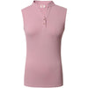 Covalliero Mouwloos Poloshirt Pearl Rose