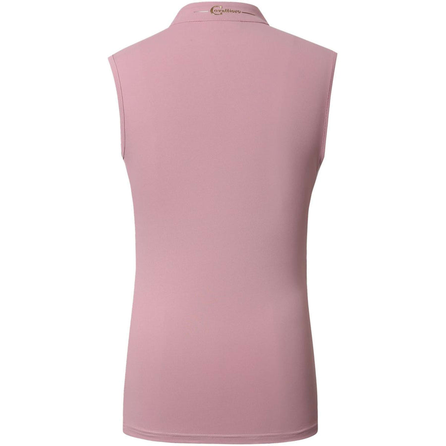 Covalliero Mouwloos Poloshirt Pearl Rose