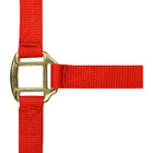 Norton Halster Nylon met Leer Gevoerd Rood