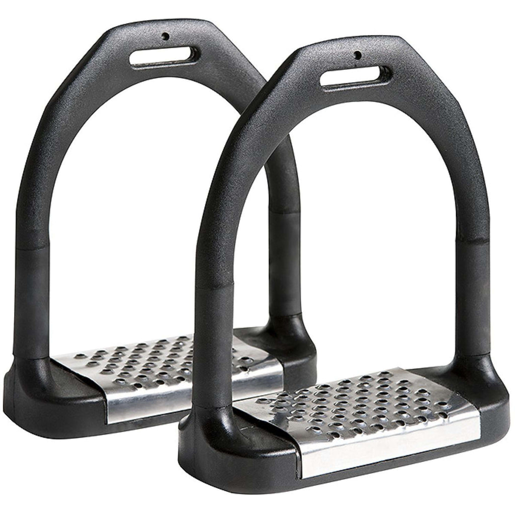 Feeling Stijgbeugels Flexi Large RVS Zwart