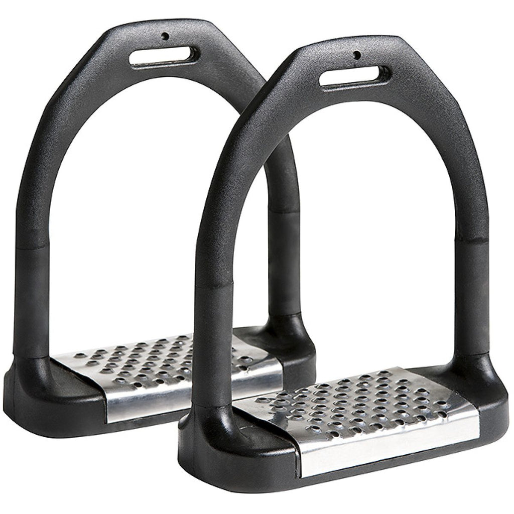 Feeling Stijgbeugels Flexi Large RVS Zwart