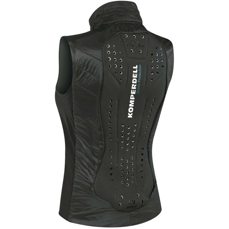 Komperdell Rugprotector/Bodywarmer Thermo Zwart/Blauw