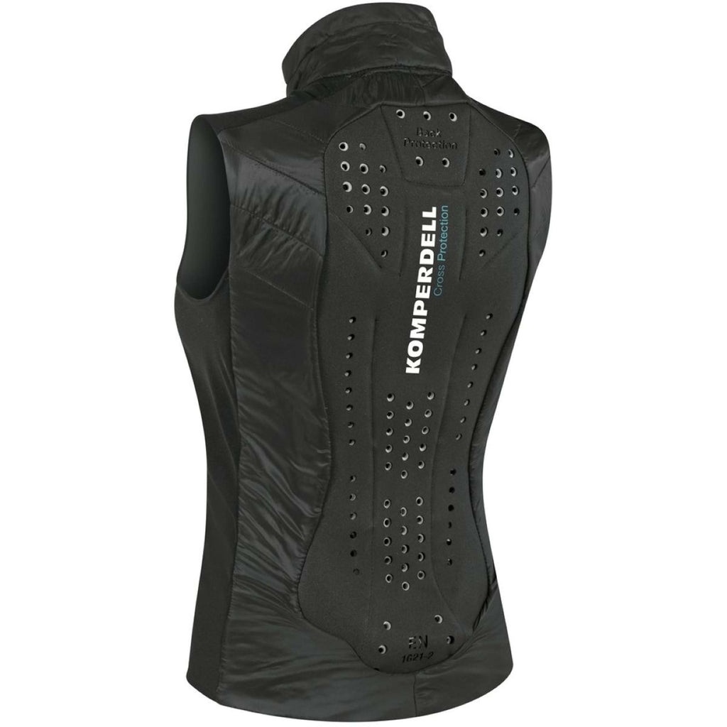 Komperdell Rugprotector/Bodywarmer Thermo Zwart/Blauw