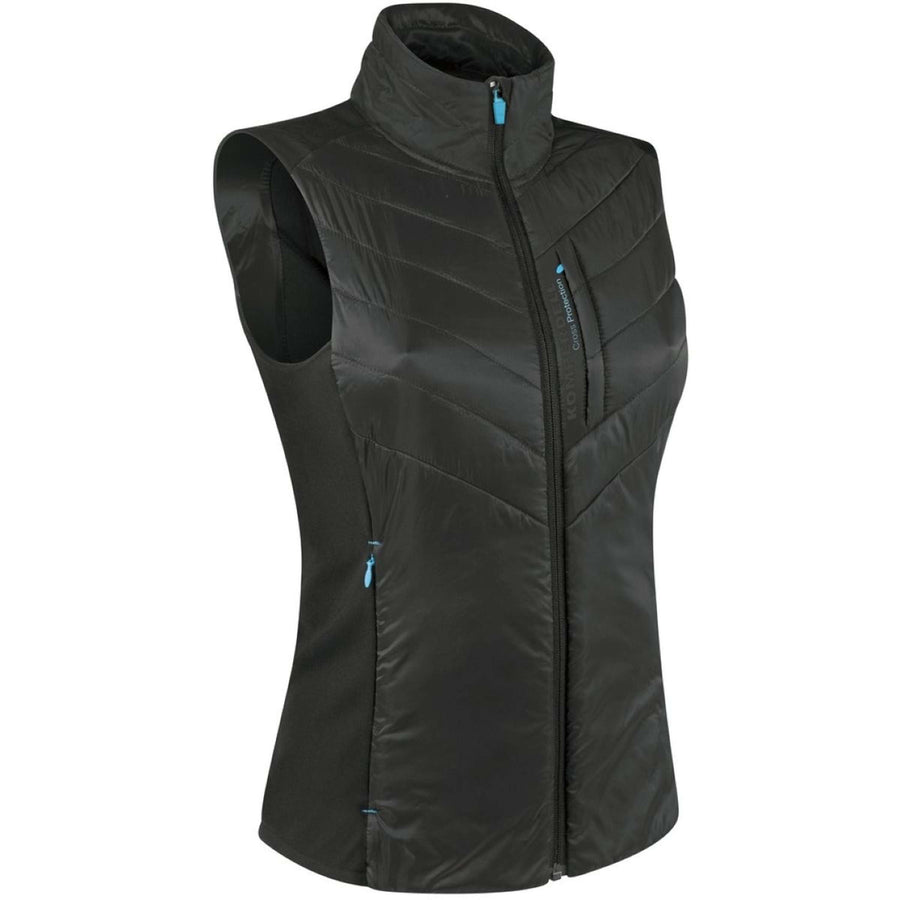 Komperdell Rugprotector/Bodywarmer Thermo Zwart/Blauw
