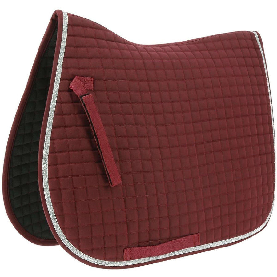 Riding World Zadeldekje Girly Bordeaux