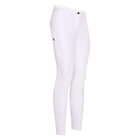 Euro-Star Rijbroek Equitation Queen Diamond Full Grip Wit