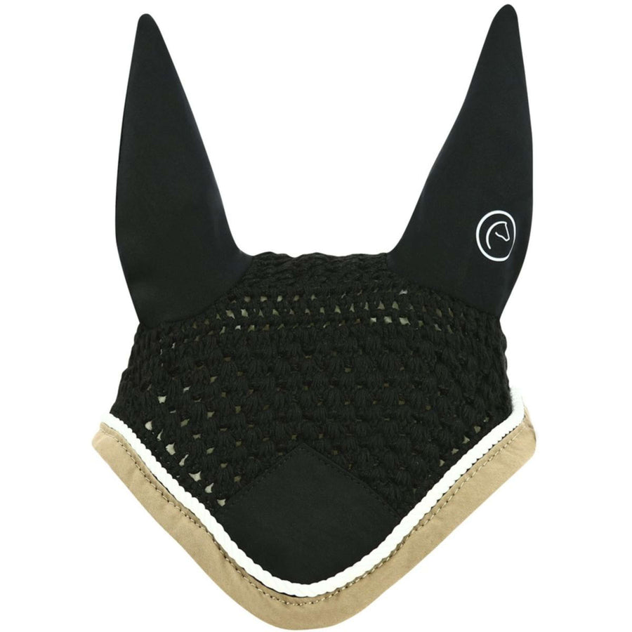 EQUITHÈME Oornetje Polyfun Zwart/Taupe